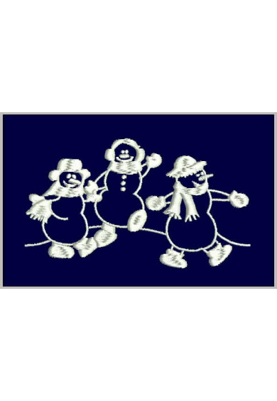 Chr065 - Snow men line